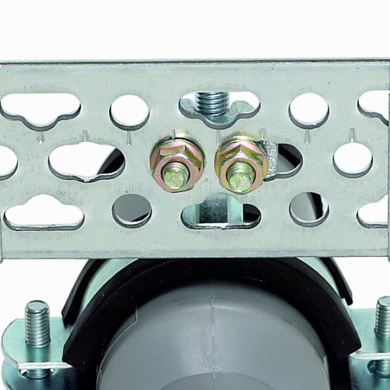 ...Abfluss schnell und einfach befestigen.