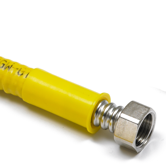 Überwurfmutter anbringen und Dichtfläche stauchen.